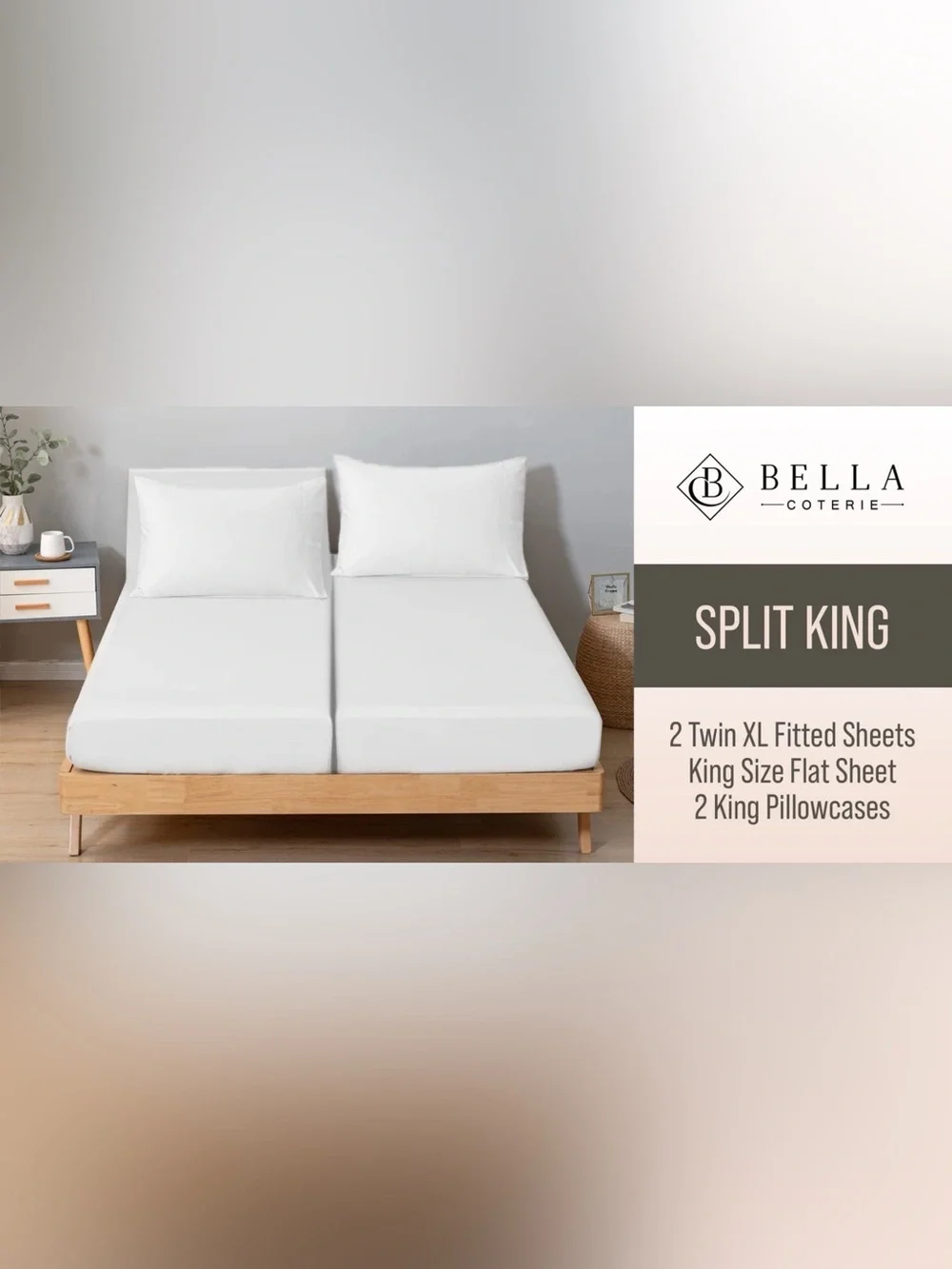 🤍 NEW 🤍 BC BELLA COTERIE LUXURY SHEETS, 400 COUNT
